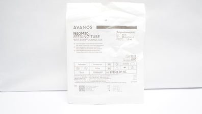 Avanos PFTM8.0P-NC NeoMed Polyurethane Feeding Tube w/EnFit Connector